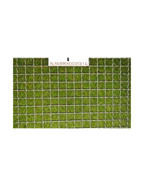ALAMBRADO ONDULADO CUADRADO 20X20/2,7 GRIS, PIEZA 2000 X 1500