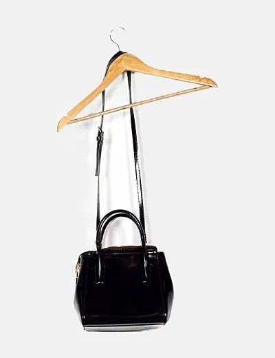 Bimba&Lola Bolso hombro berenjena