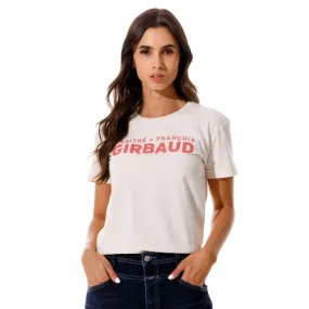 Camiseta Manga Corta Para Mujer Le-Marithé Girbaud