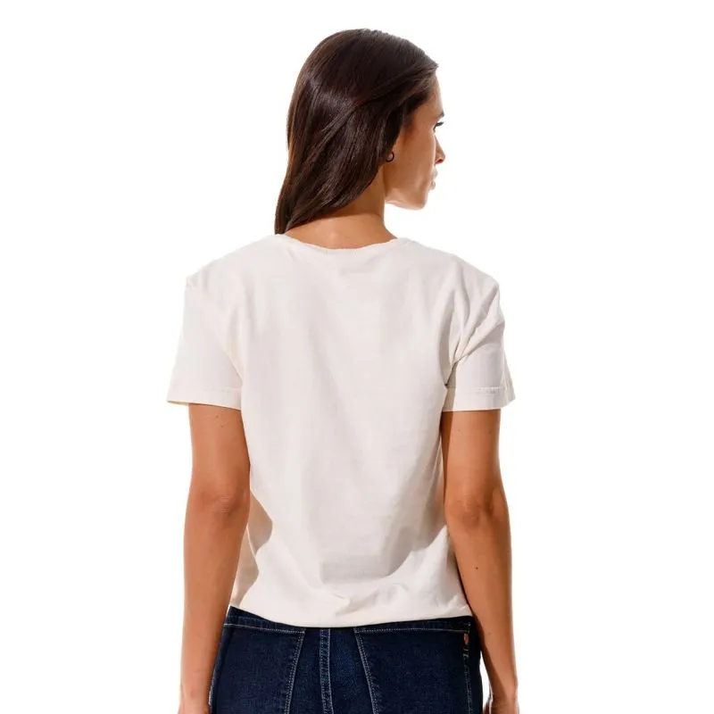 Camiseta Manga Corta Para Mujer Le-Marithé Girbaud