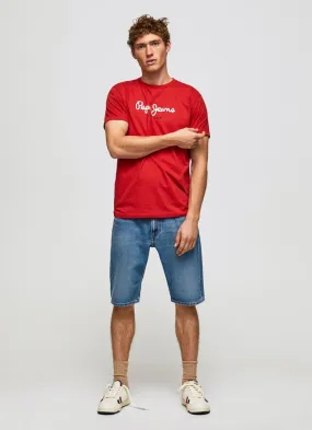 Camisetas Pepe Jeans para Hombre EGGO N Studio red