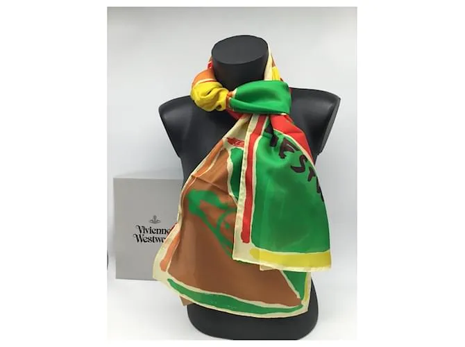 Chal de seda Vivienne Westwood Multicolor 