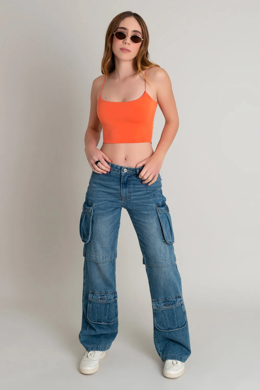 Crop top tirantes