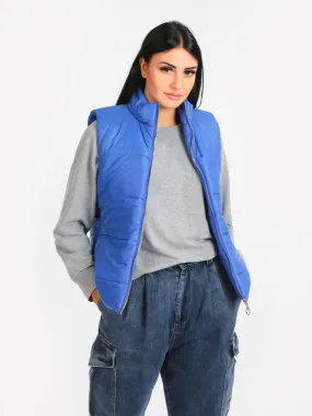 Daystar Chaqueta sin mangas de mujer acolchada