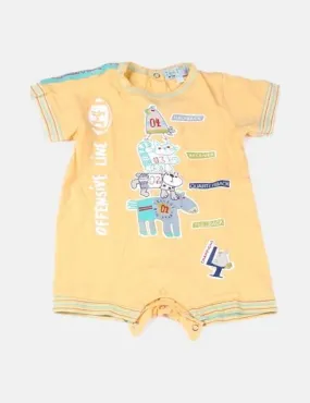 DOMBI Pijama amarillo dibujo