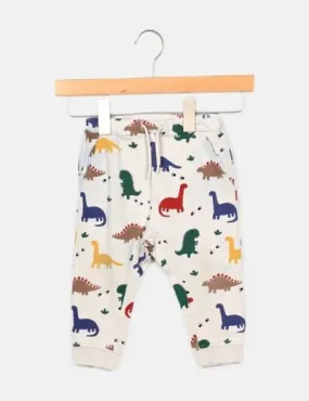 H&M Pantalón chándal estampado dinosaurios