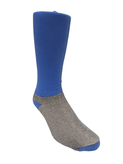 Medias De Futbol Celeste Por Mayor 12 Pares - Mf Celes