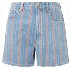 PANTALÓN CORTO MUJER  PEPE JEANS A-LINE SHORT UHW STRIPE