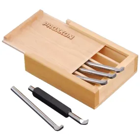 Proxxon - 24520 - Juego de cuchillas HSS para roscar, PD 250/E, PD 400, 5 piezas