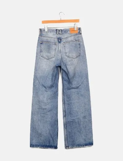 Pull&Bear Jeans denim straight ripped