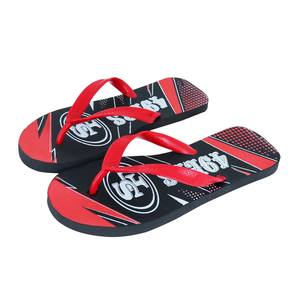 Sandalias Unisex de los San Francisco 49ers, NFL