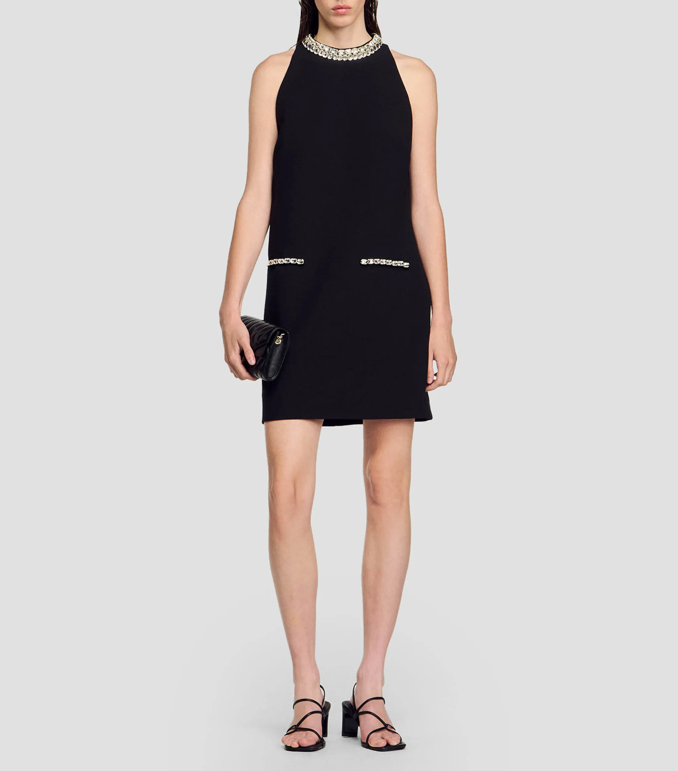 Sandro Vestido Corto Mujer
