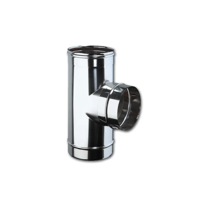 Te 90º inoxidable 316L pared simple diámetro ø 100