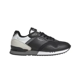 Tenis Pepe Jeans Hombre London Bright M Negro - Blanco