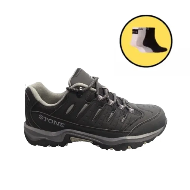 Zapatillas Stone Outdoor Hombre Frec00630 + MEDIAS GRATIS!