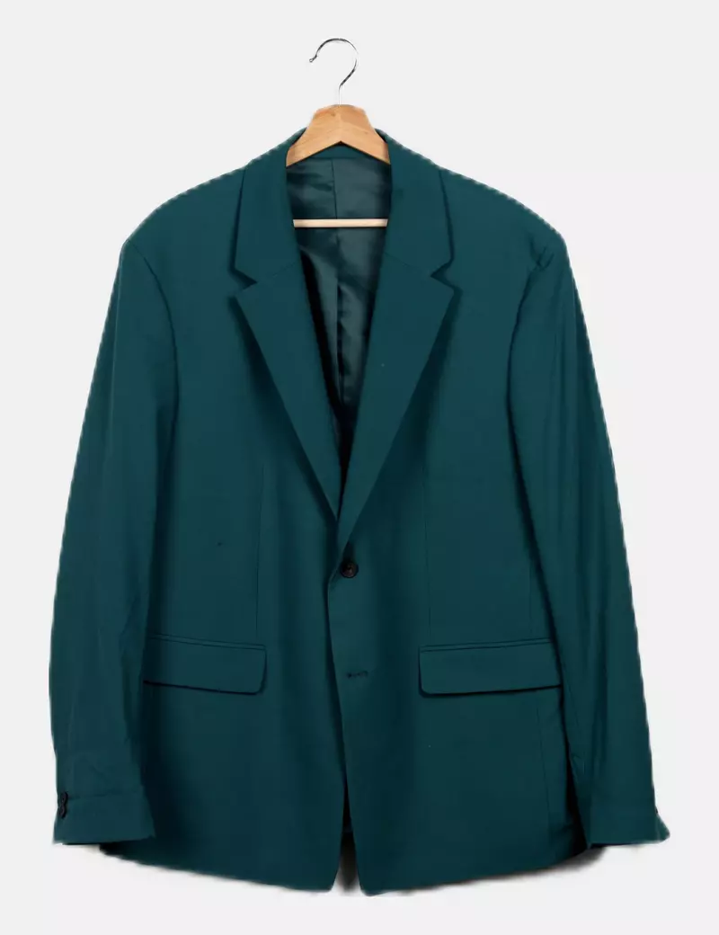 Zara Blazer verde básica